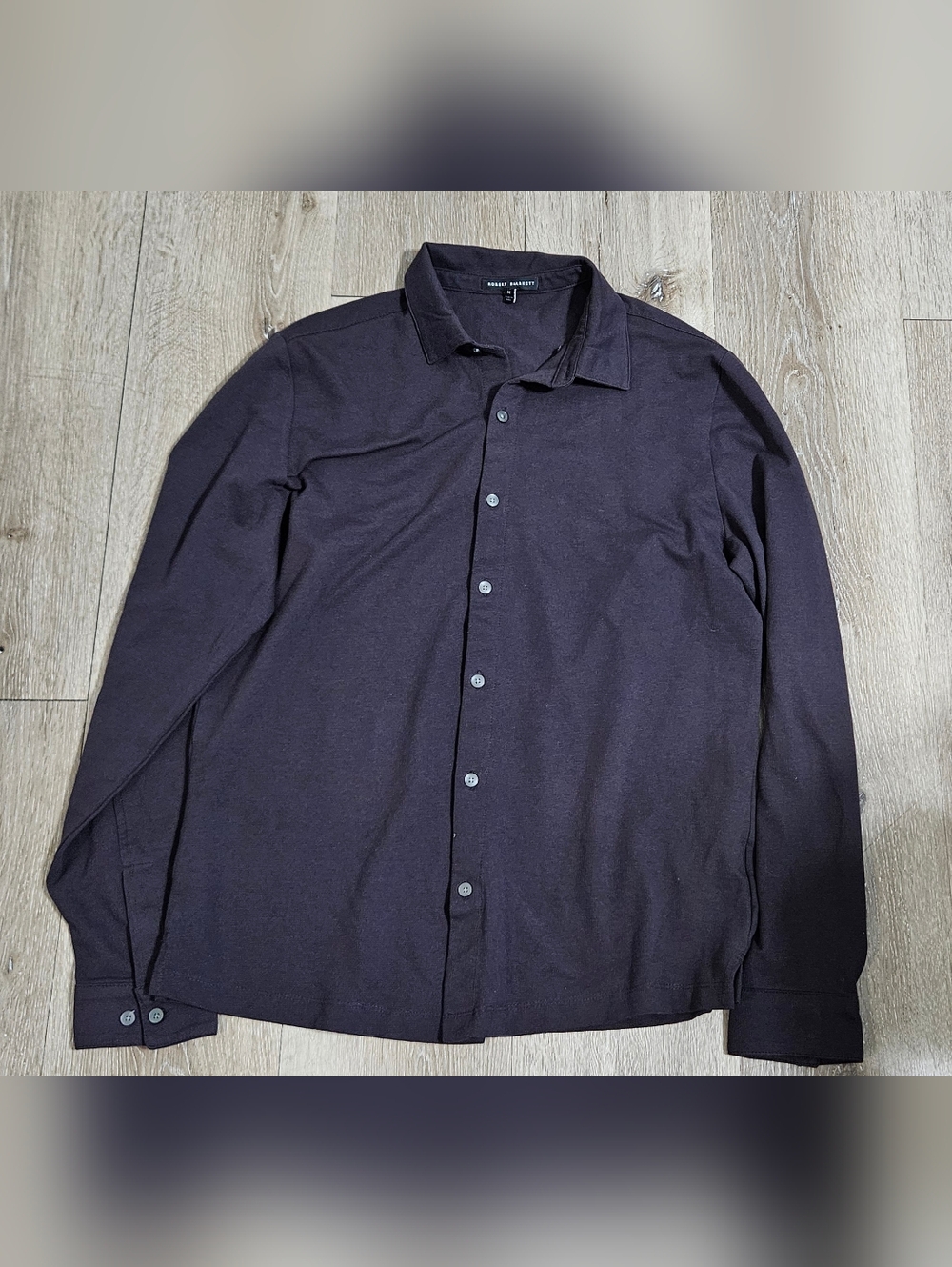 Robert Barakett Men Long Sleeve Button Down Shirt Top Size Medium